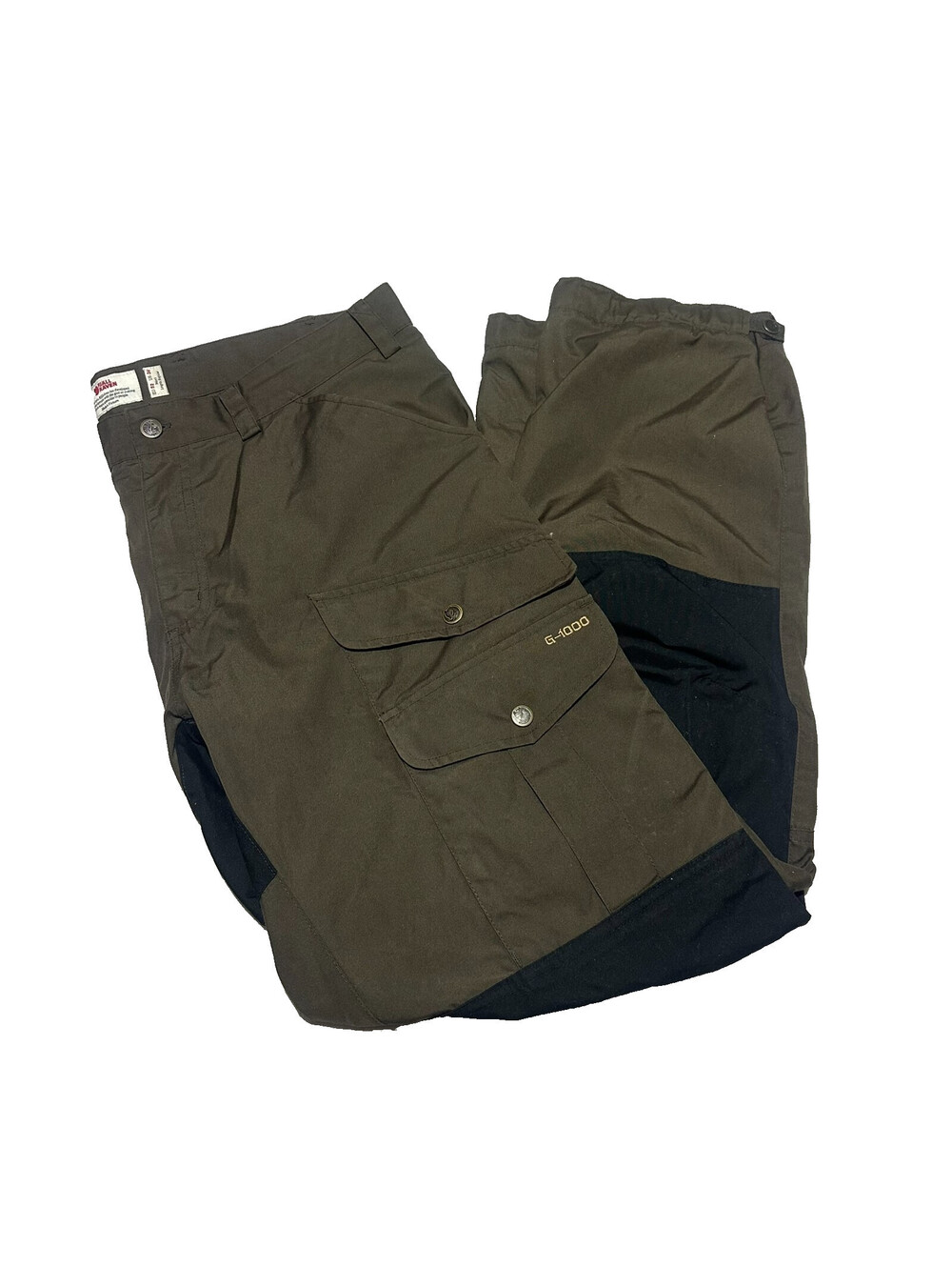 Fjallraven Men Vidda Hiking Trousers Pants Olive 81760R Outdoor G-1000 36x32